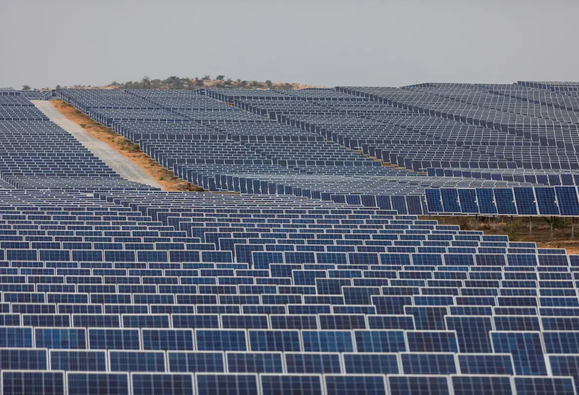 Solar power in the Narketpally site - Telangana - India