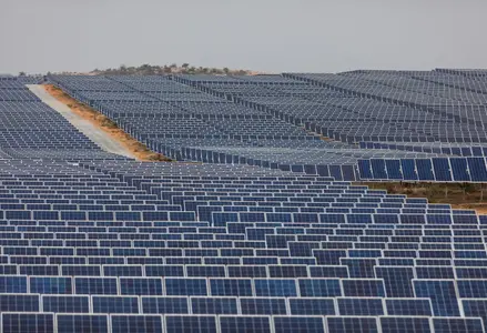 Solar power in the Narketpally site - Telangana - India