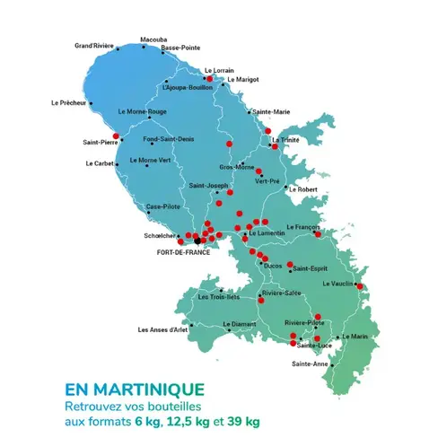 carte martinique