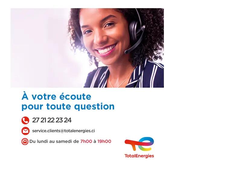 Contacter Totalenergies cote d'Ivoire