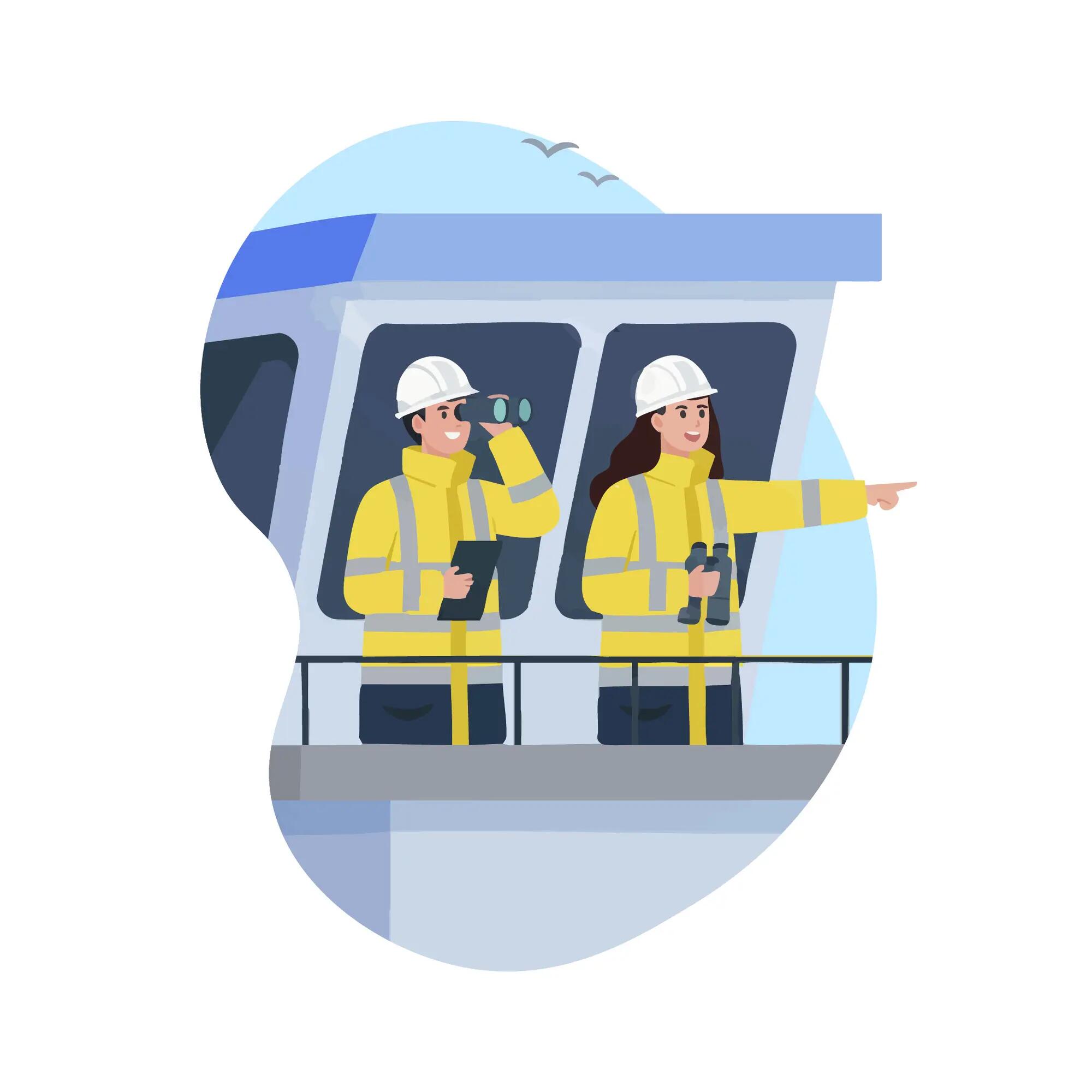 Auf dem Deck TotalEnergies