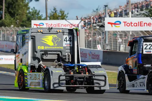 Arrière Camion Lion Truck Racing 