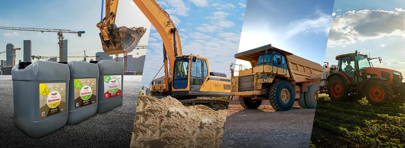 Óleos para agricultura, mineração e construção