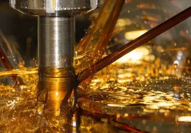 Detail řezající frézky