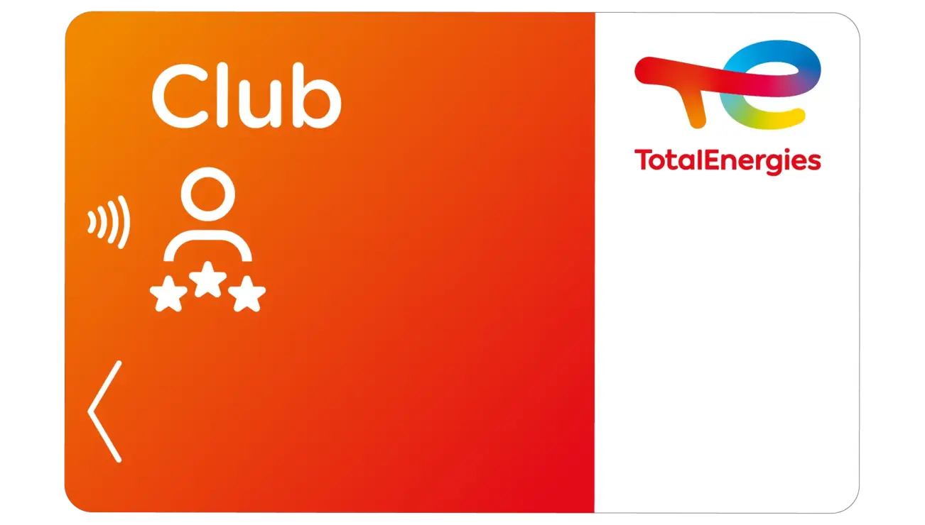 Carte fidélité club TotalEnergies
