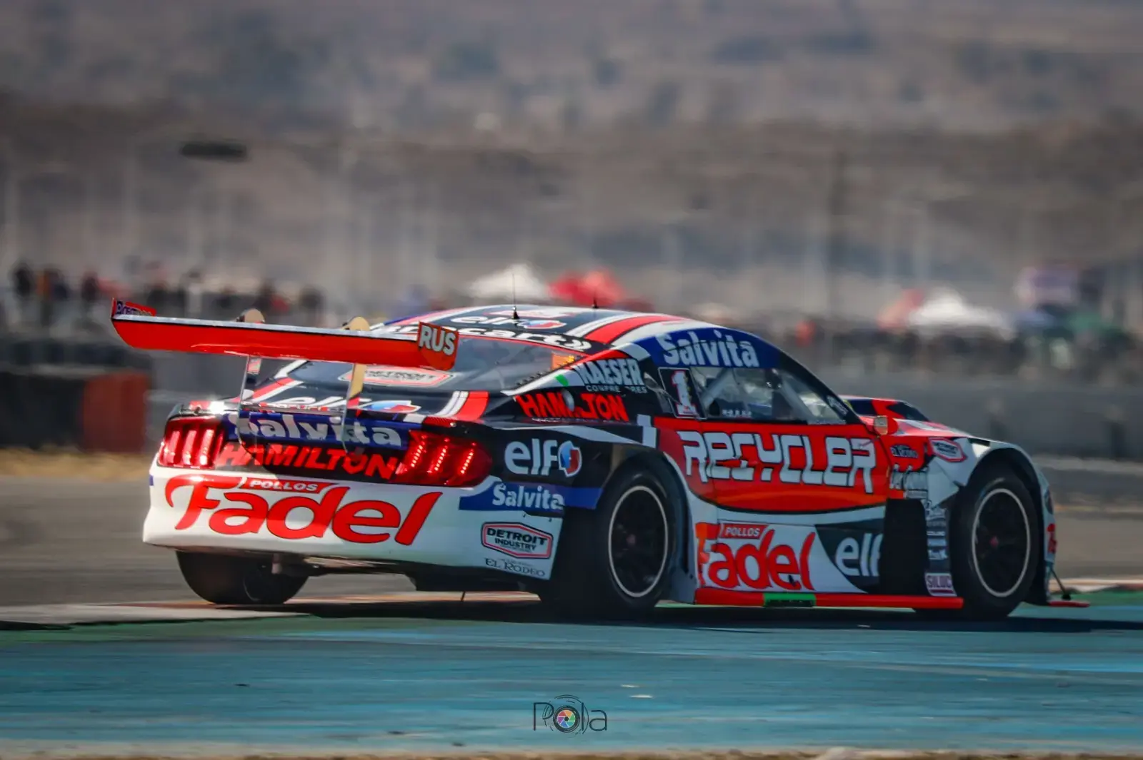 TC San Juan Villicum Desafío de las Estrellas ELF Mariano Werner Turismo Carretera Automovilismo Aceite De Auto Aceite De Motor Cambio De Aceite La Máxima Ford Mustang