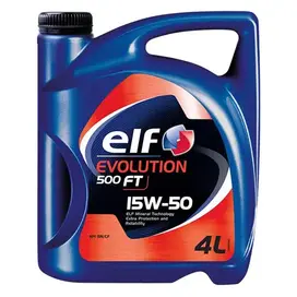 Car engine oil - ELF EVOLUTION 500 FT 15W-50