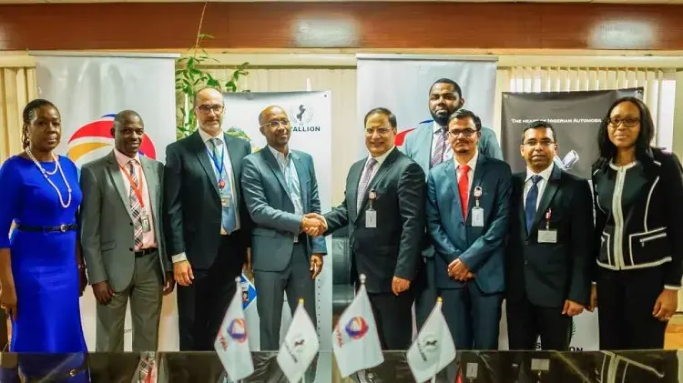 Total Nigeria Plc and Stallion Group Automotive members (Stallion NMN and Hyundai Motors Nigeria Ltd) signed an agreement for exclusive Lubricant supply on September 18, 2018.