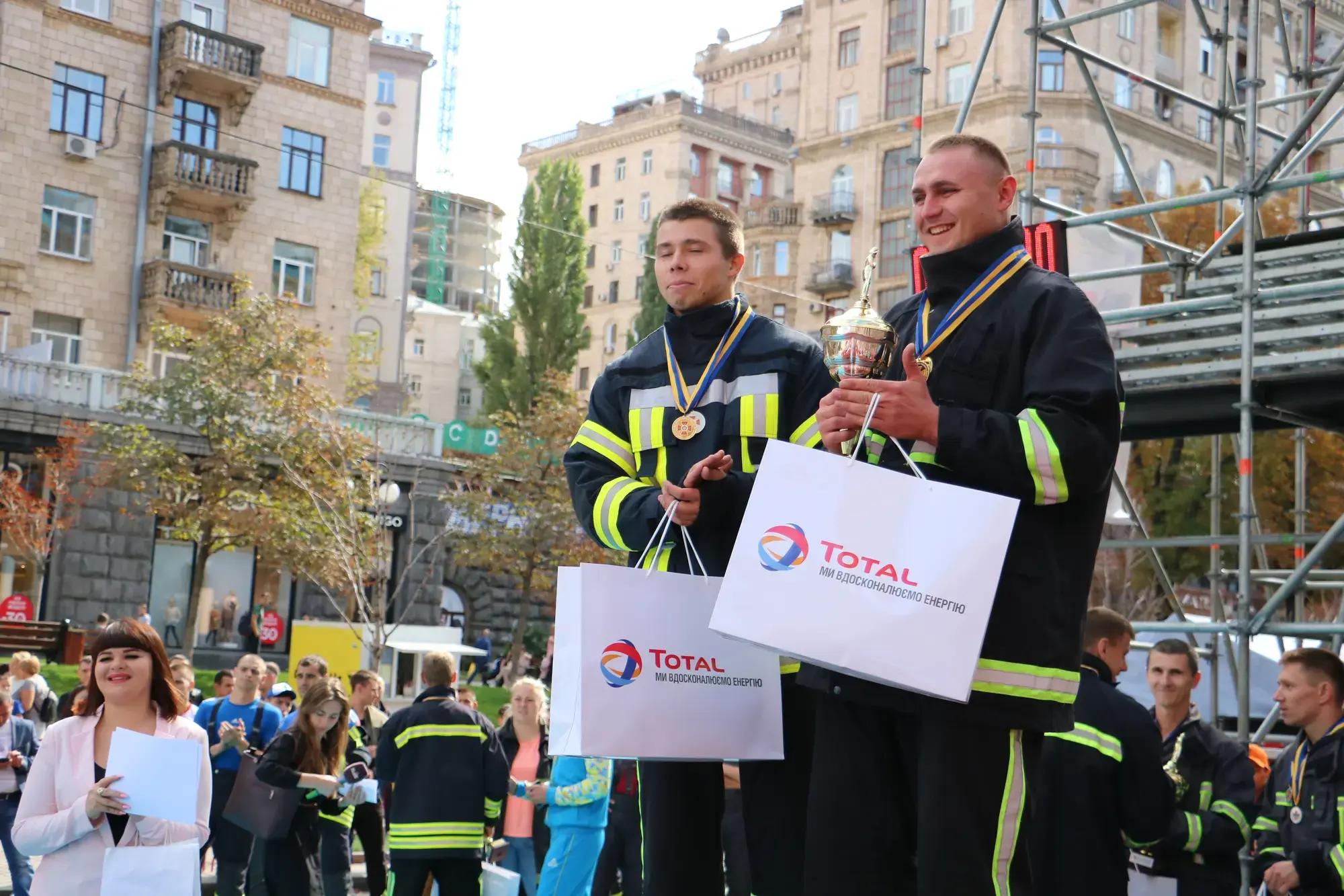 Firemen at Total Ukraine Event