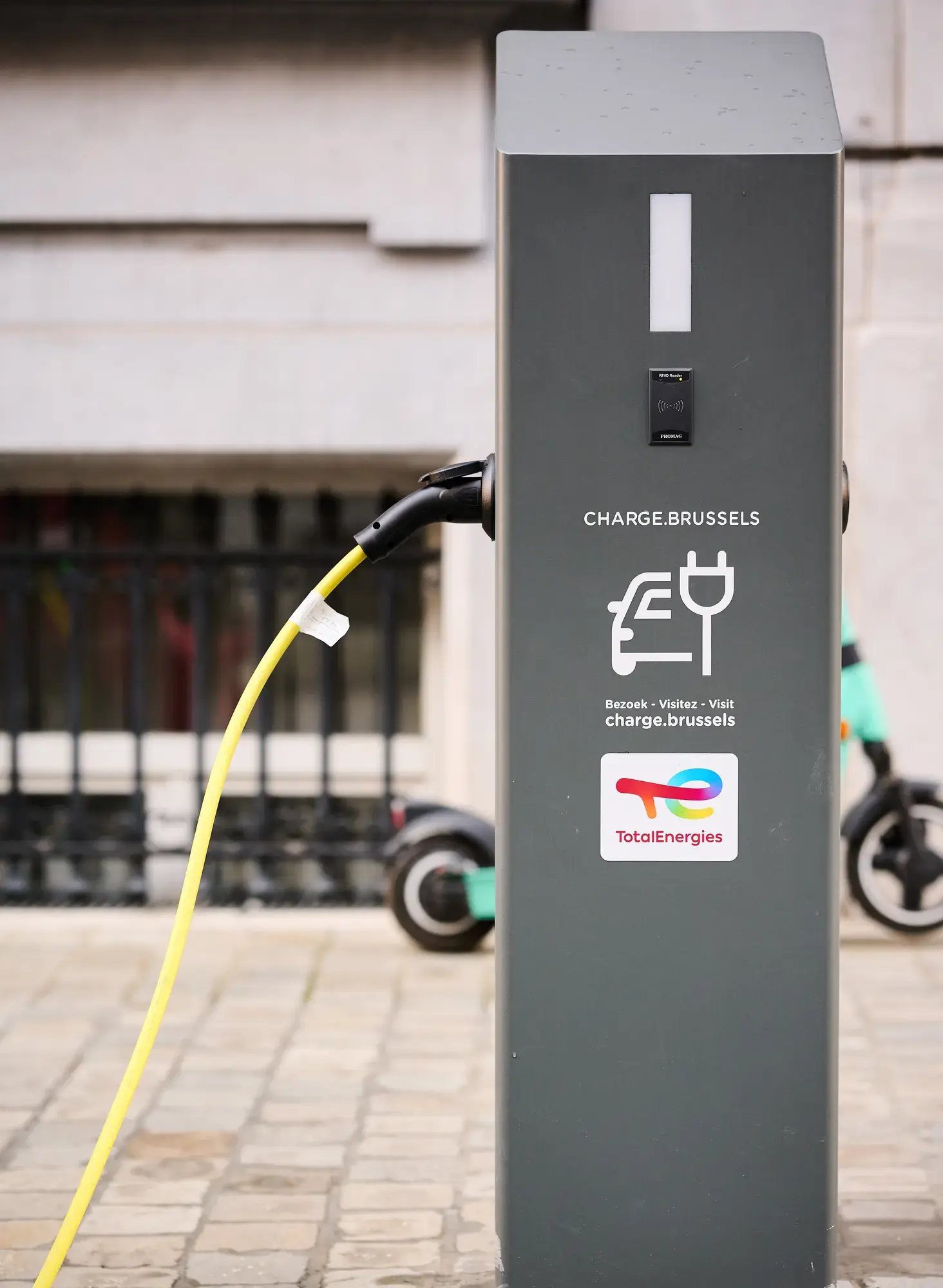 Borne de recharge à Bruxelles