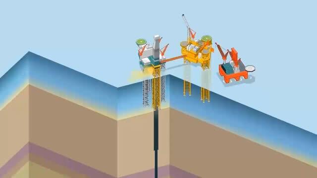 10 avril 2012 - Animation sur les deux solutions techniques que Total prépare pour stopper la fuite de gaz sur Elgin (vidéo)