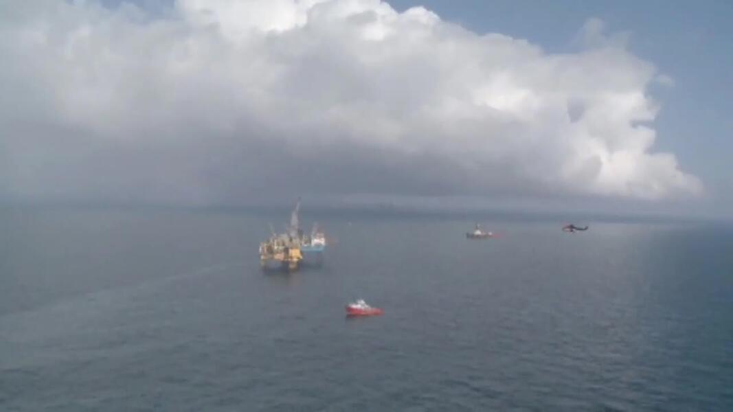 18 avril 2012 – Plate-forme d'Elgin, navires et appareils de forage mobilisés pour les opérations d'intervention sur le puits (vidéo)