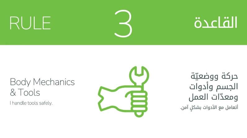 GR3: Body Mechanics & Tools – I handle tools safely (video)