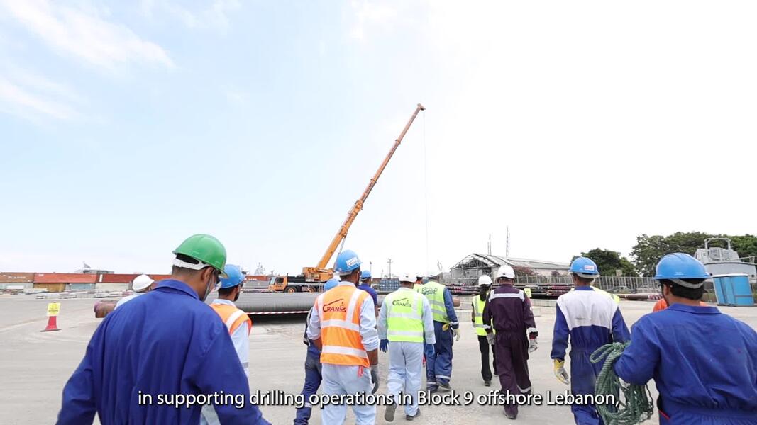 Logistics base at the Port of Beirut (video)