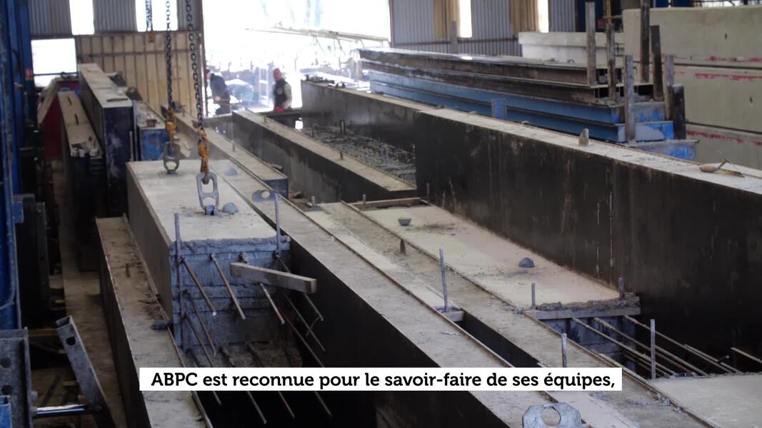 ABPC, spécialiste des armatures sur mesure et du béton préfabriqué (vidéo)