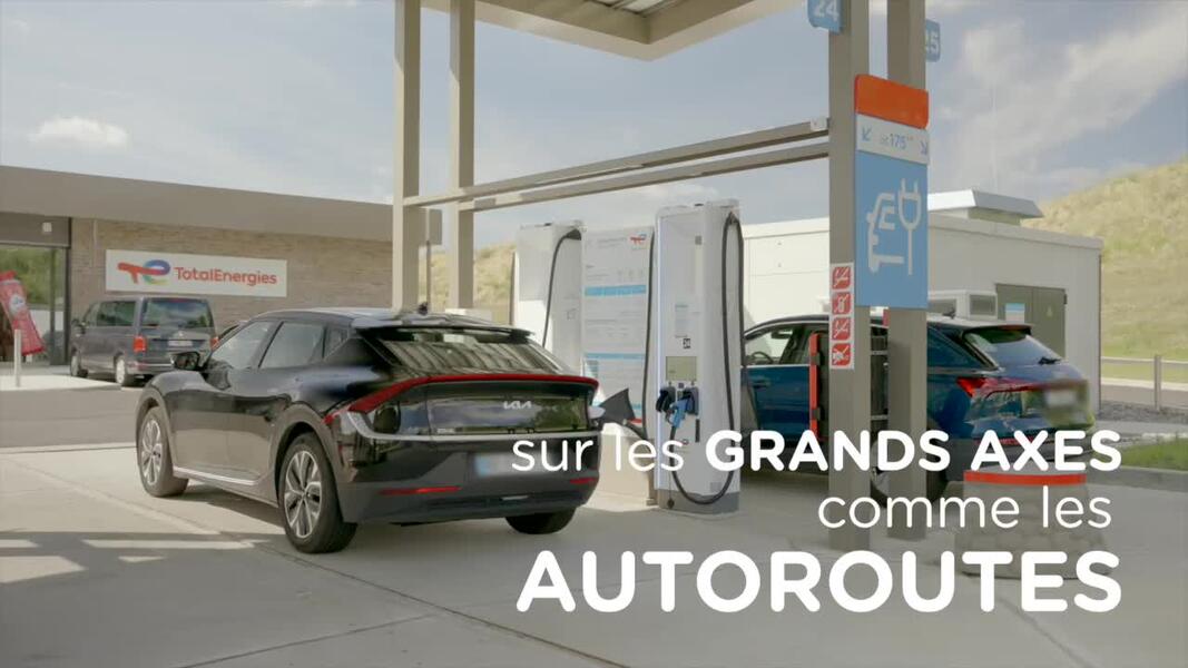Solutions de recharge pour véhicules électriques de TotalEnergies (vidéo)