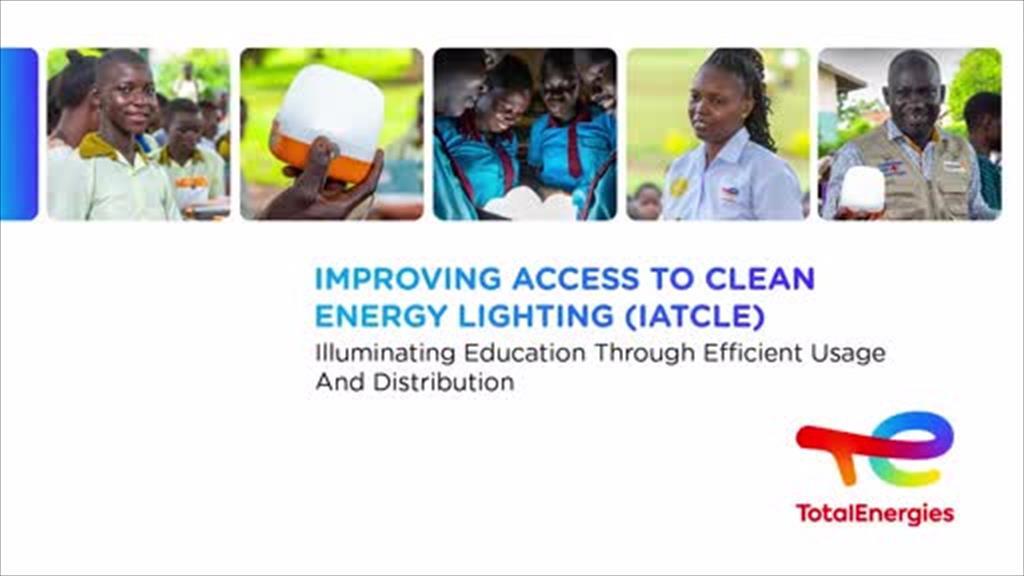 Improving Access to Clean Energy Lighting (IATCLE) - Solar Lamps Project (video)