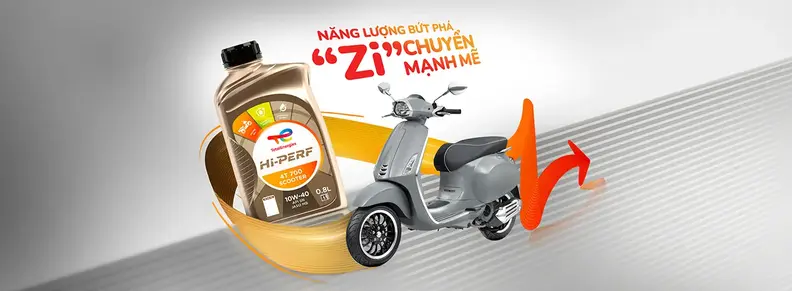 Dầu nhớt cho xe tay ga