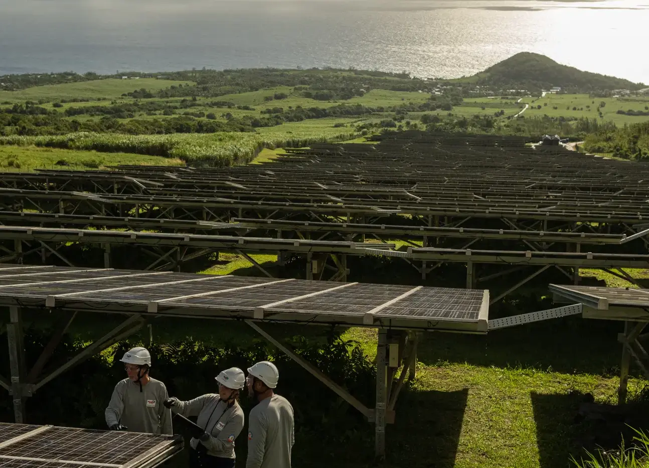 Mangassaye ground-mounted solar farm, Piton Sainte-Rose, Réunion