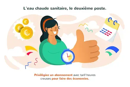 L'eau chaude, le deuxième poste