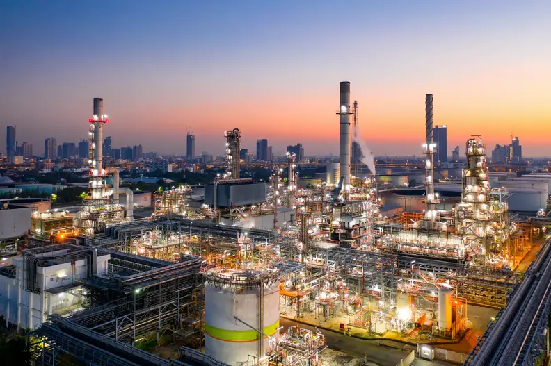 Refinery illustration