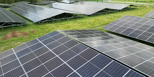 Materne - Belgium - ground mounted on site solar solution - DG EU