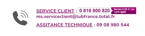 cartouche de contact service client lubrifiant france