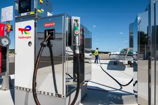 TotalEnergies refueling station at Avignon-Provence airport