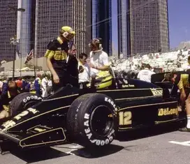 Ayrton Senna en el Gran Premio de Fórmula 1 de Portugal de 1985