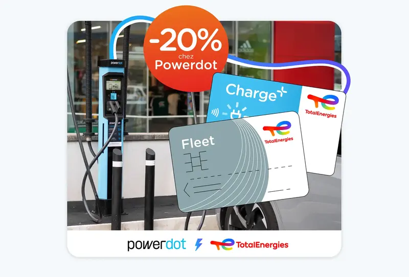 Pro ou particulier, branchez-vous : -20% chez Powerdot avec la carte Fleet et Charge+