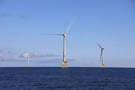 Seagreen offshore wind farm under construction, Scotland