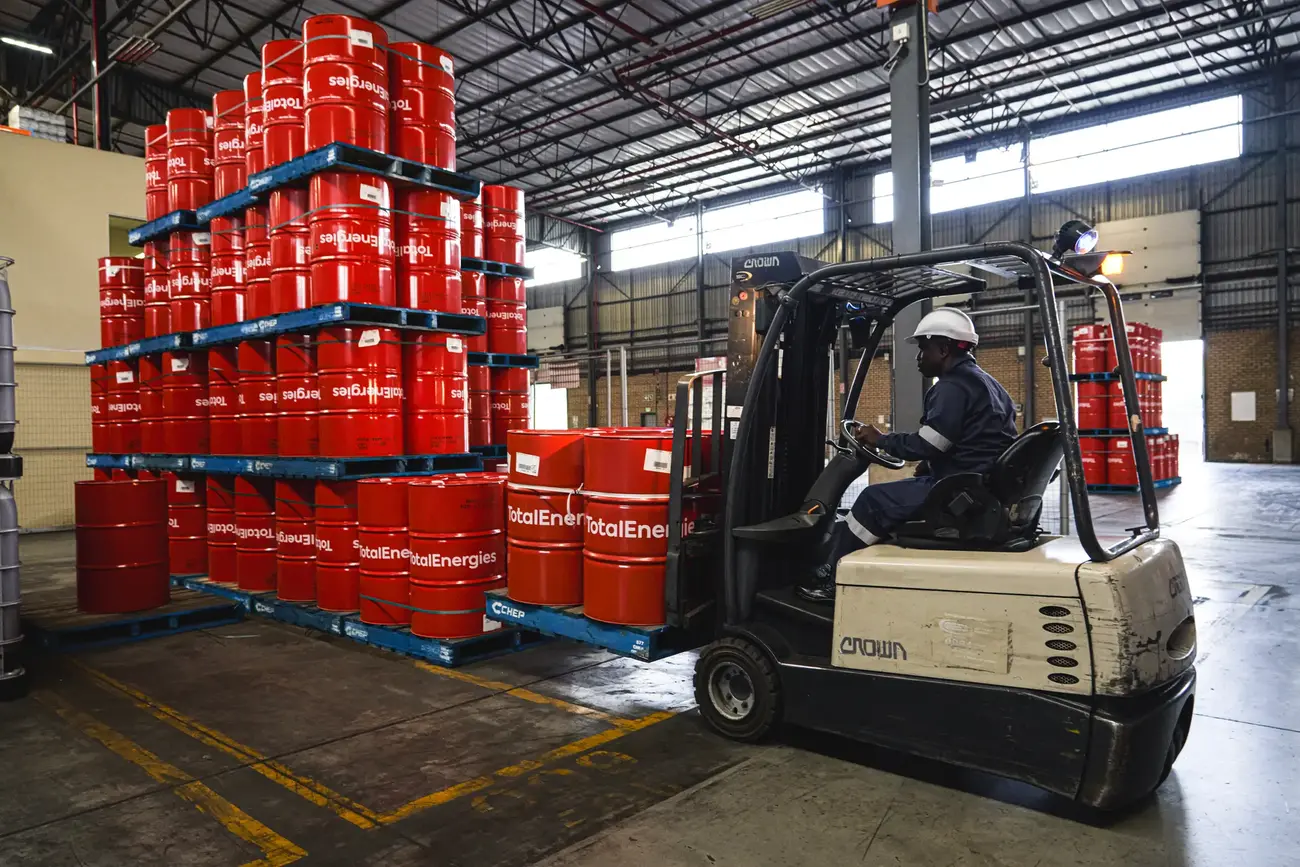 Centre de distribution de lubrifiants en Afrique du Sud