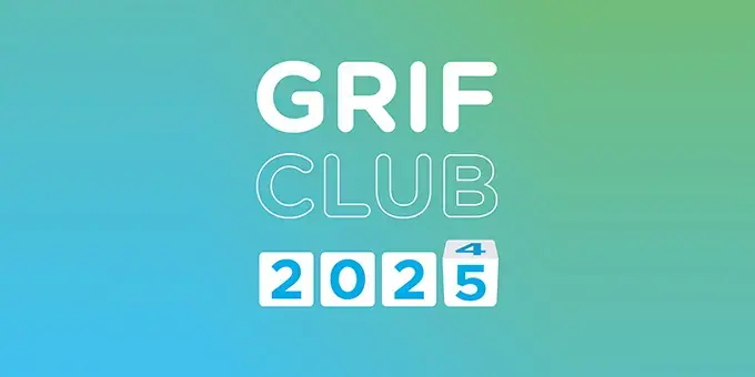 bannière GRIF Club 2025 dégradé