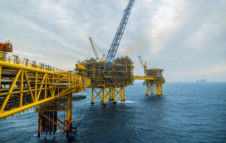 Tyra East offshore platform