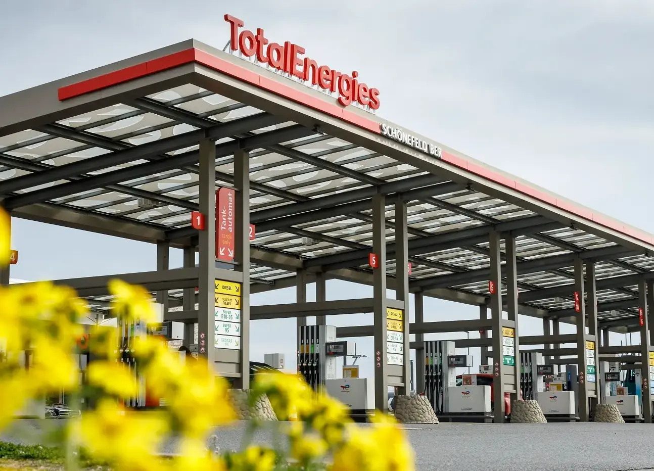 BER Tankstelle Übersicht