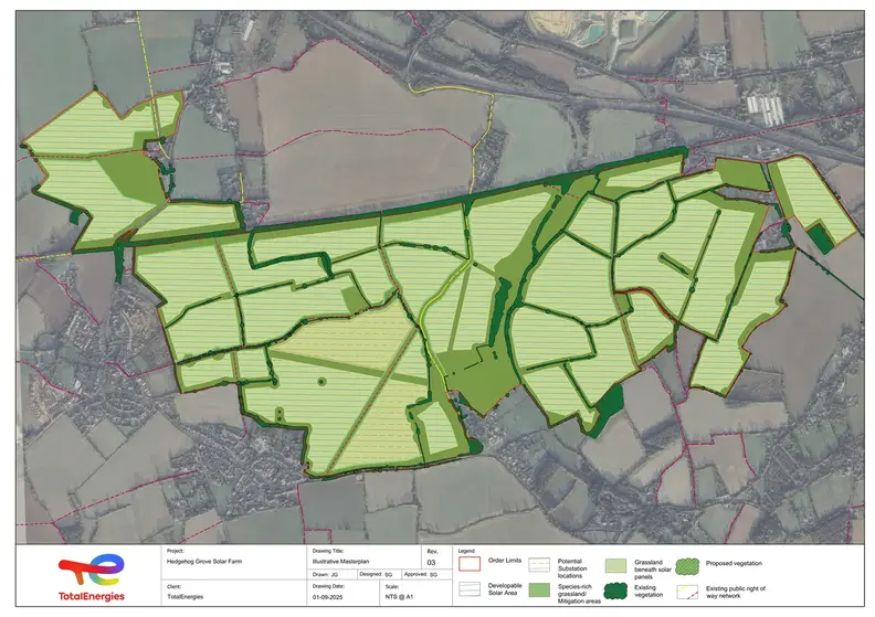 Hedgehog Grove masterplan and proposed site layout