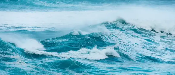 Rough north sea