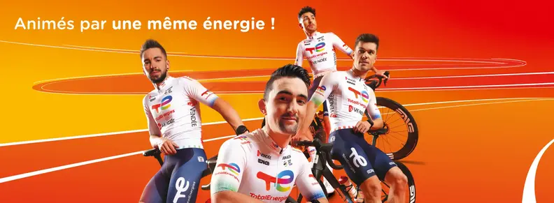 la passion du cyclisme avec le Team TotalEnergies