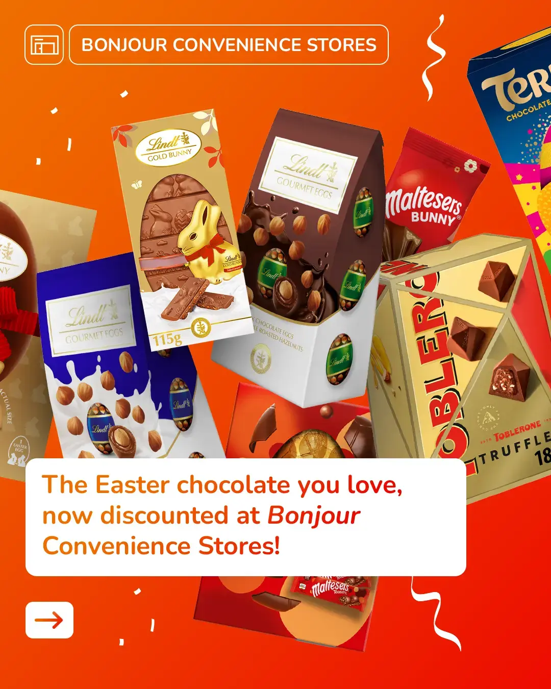 Easter Chocolate Discounted Range