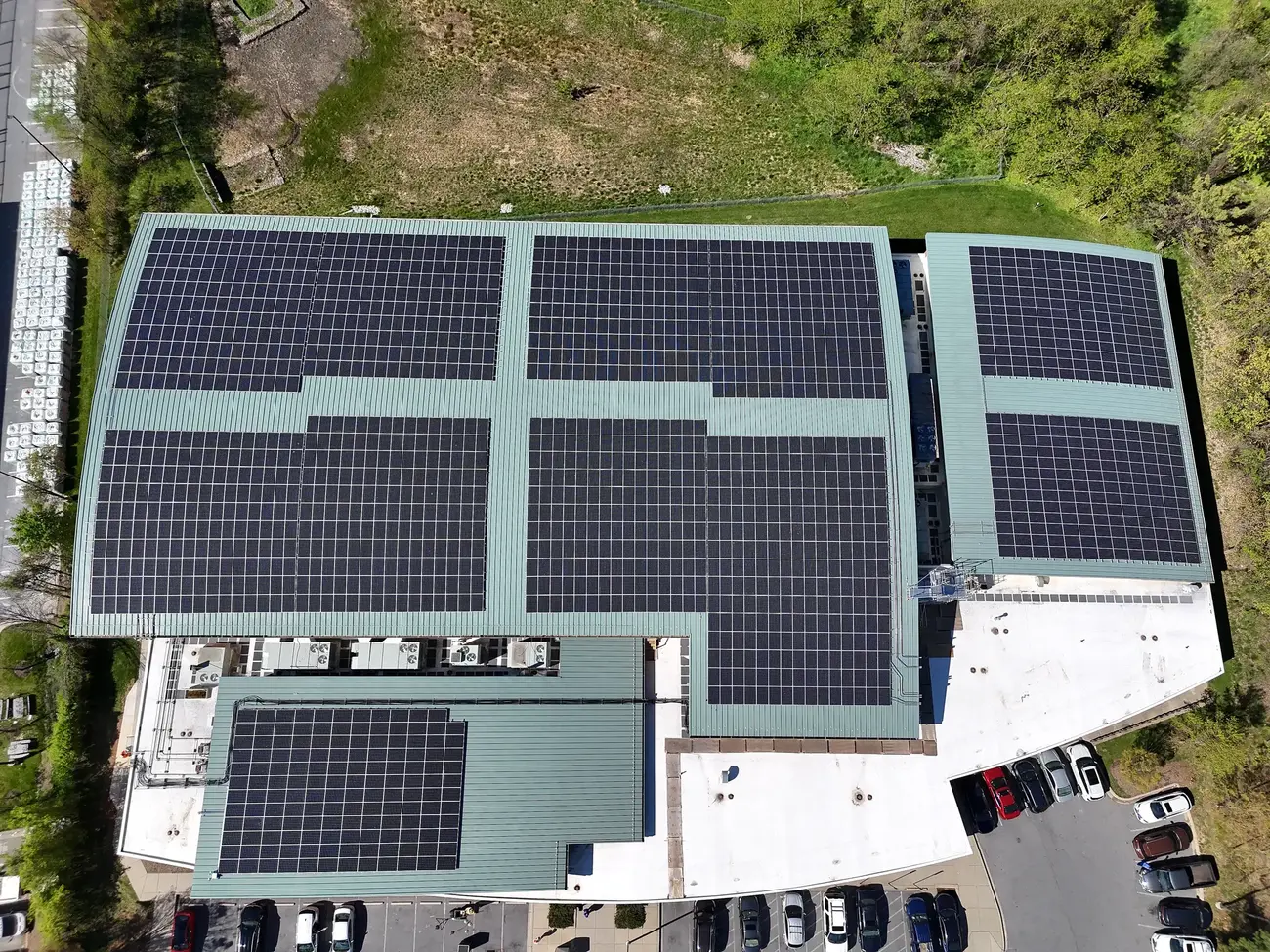 Randallstown Community Center rooftop on site solar installation - DG USA