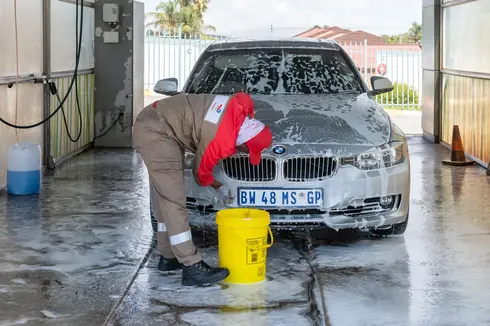 Station-service de lavage