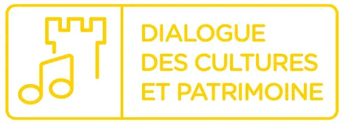 Pictogramme représentant l'axe d'intervention dialogue des cultures et patrimoine du programme action!