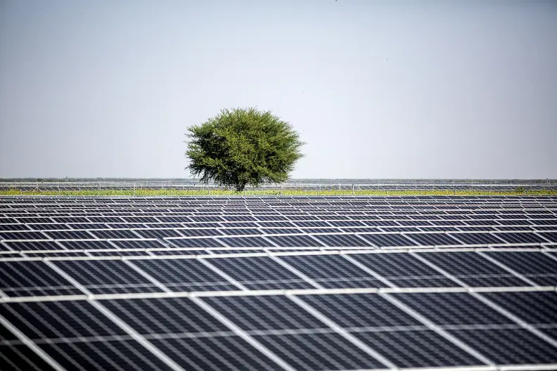 Khirasara Solar Power Plant, Gujarat, India