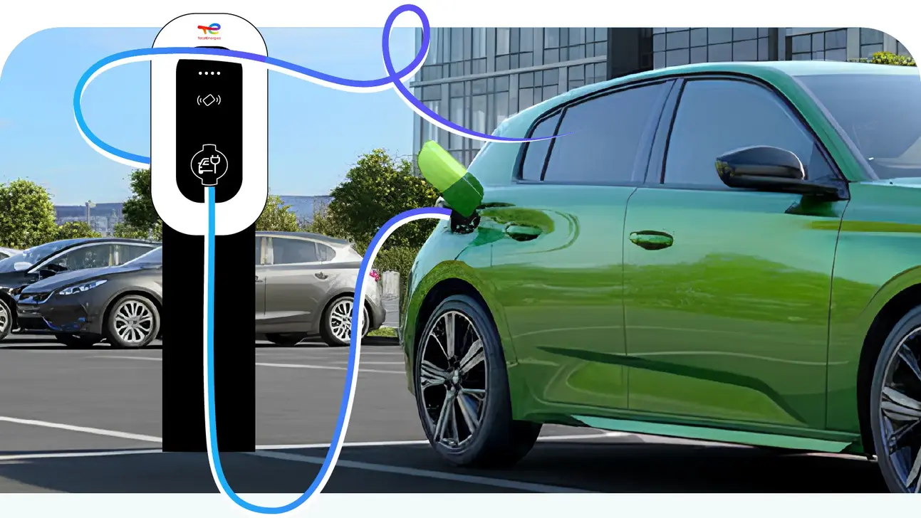 Borne de recharge TotalEnergies