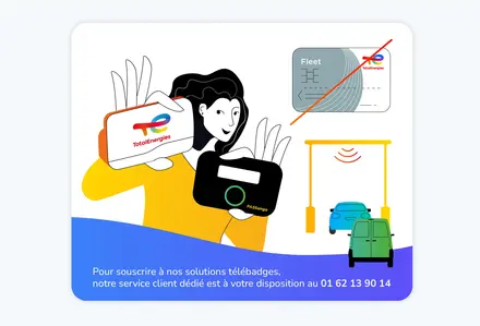 Pour souscrire à nos solutions télébadges, notre service client dédié est à votre disposition au 01 62 13 90 14