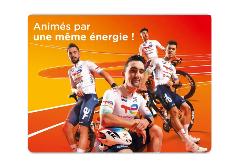 Vivons l’émotion et la passion du cyclisme avec le Team TotalEnergies