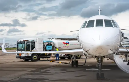Le Bourget photos -  TotalEnergies aviation refuelling