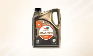 4L bottle of Quartz 5000 car engine oil