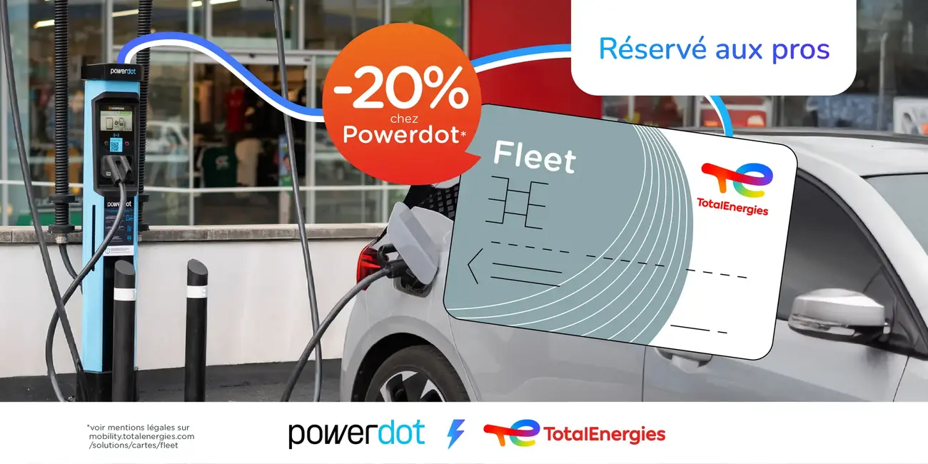 Carte Fleet : 20% de remise sur la recharge électrique
