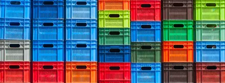 crates and boxes